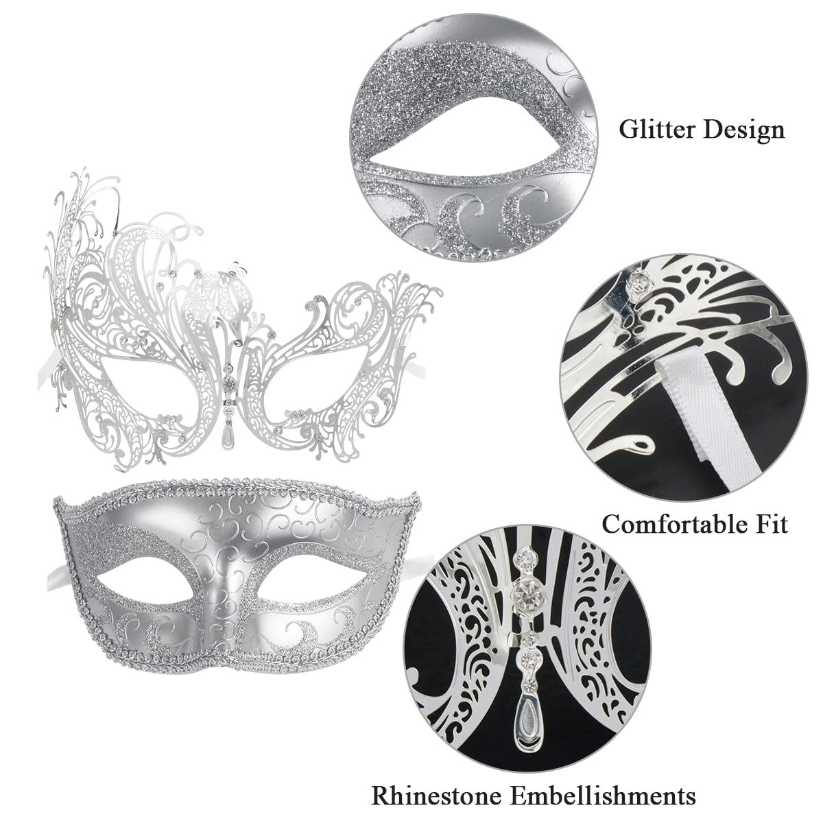 Coddsmz couple mask worn at a party for a stylish pair look