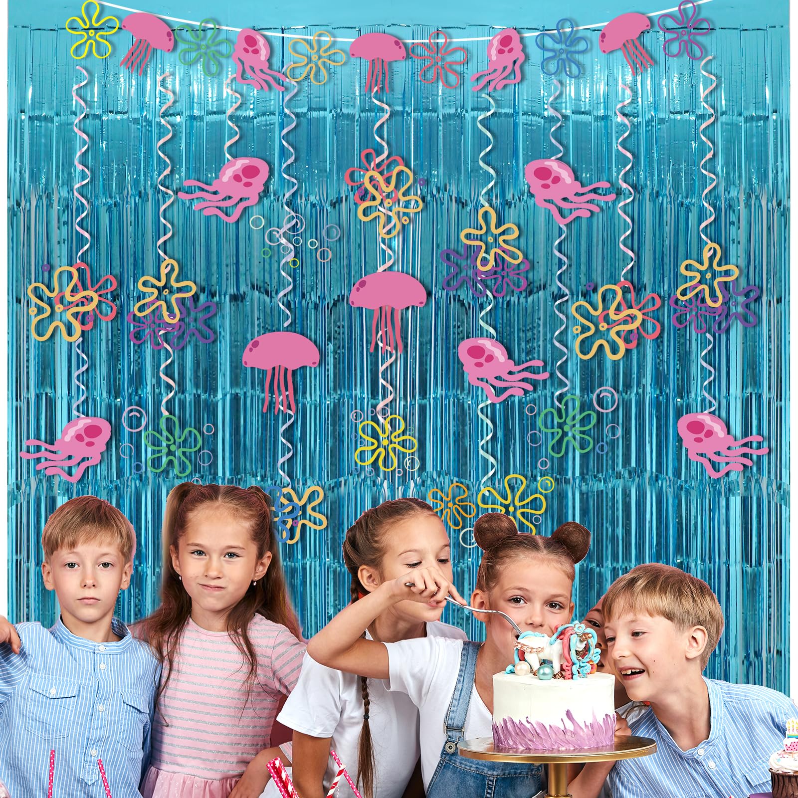 Cogniplay sea cutouts for vibrant kids' birthday table decor