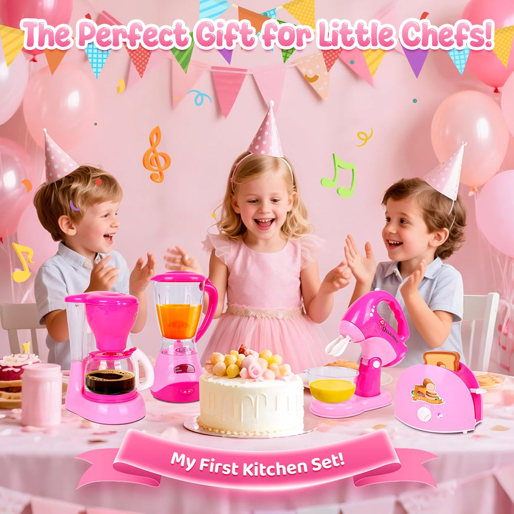 Coherny cooking utensils and plates promote sharing and collaborative play