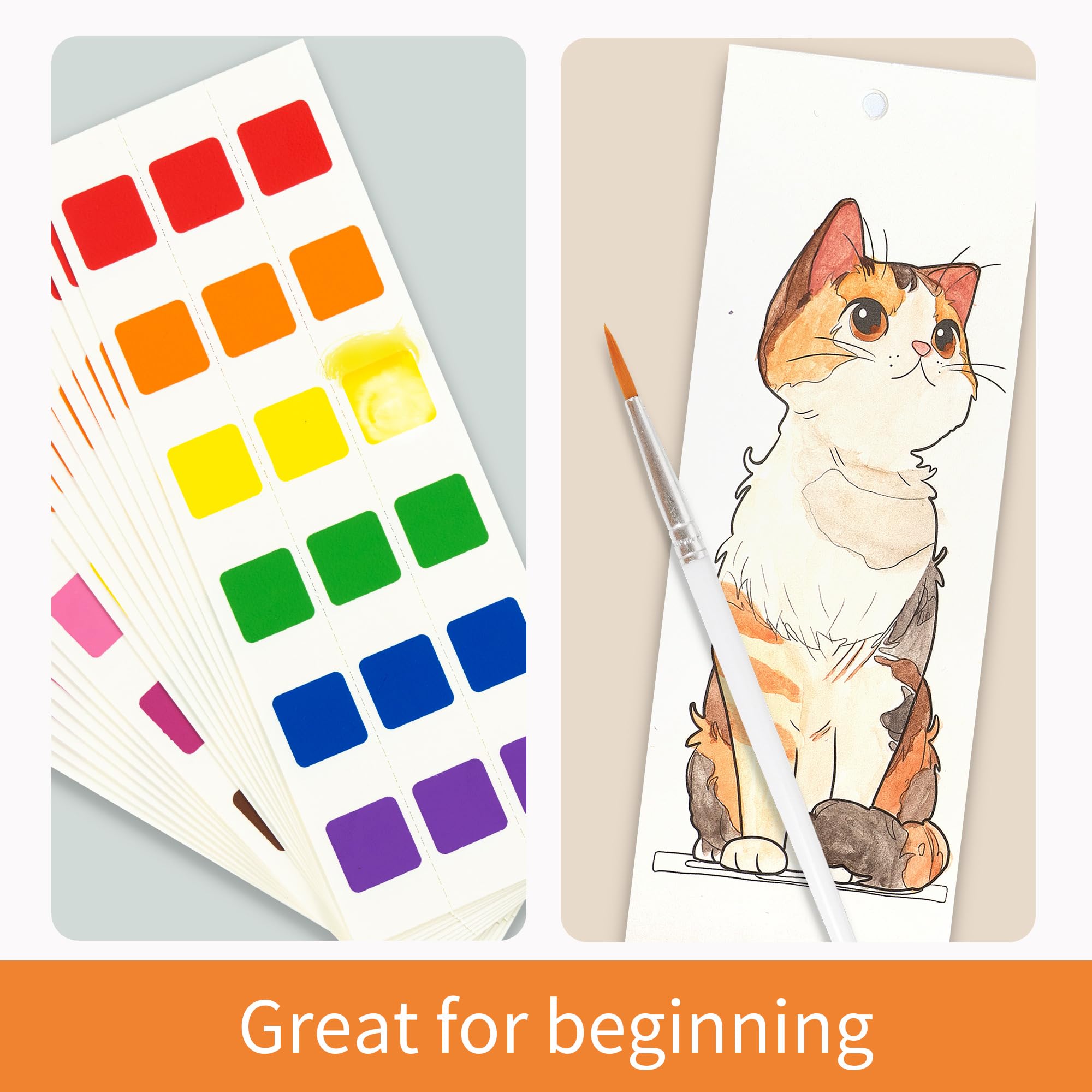 COIPLAY watercolor palette with 12 bright colors for vibrant art