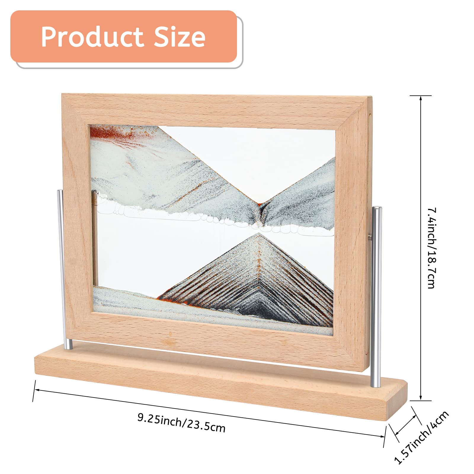 Coitak desk sand art setup adds dynamic visuals to workspaces.