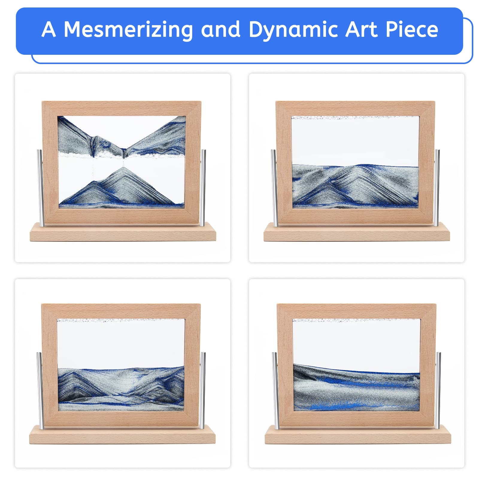 Coitak Moving Sand Art Picture clouds landscapes, creates ever-changing scenery at a glance.