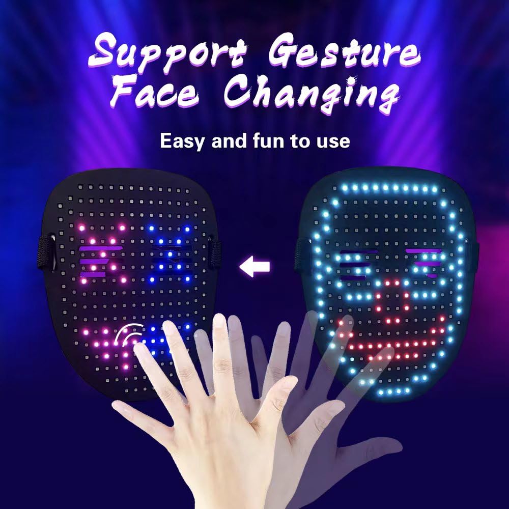 COKOTEE LED mask ergonomic fit with soft interior for comfort