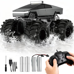 Cokzer Amphibious RC Car front view shows rugged all-terrain design for outdoor play.
