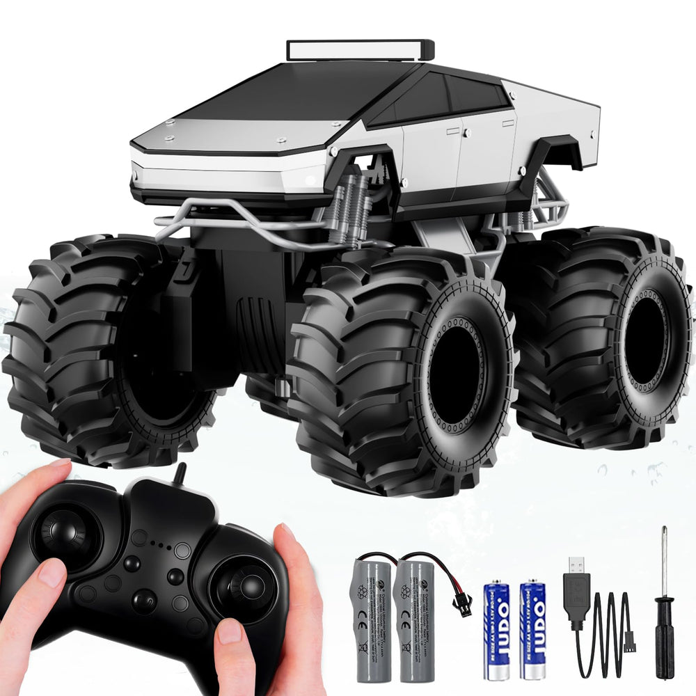 Cokzer Cyber Truck packaging hints gift-ready appeal for kids.
