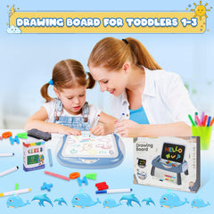 Cokzer toddler learning table with adjustable setup for stable play.