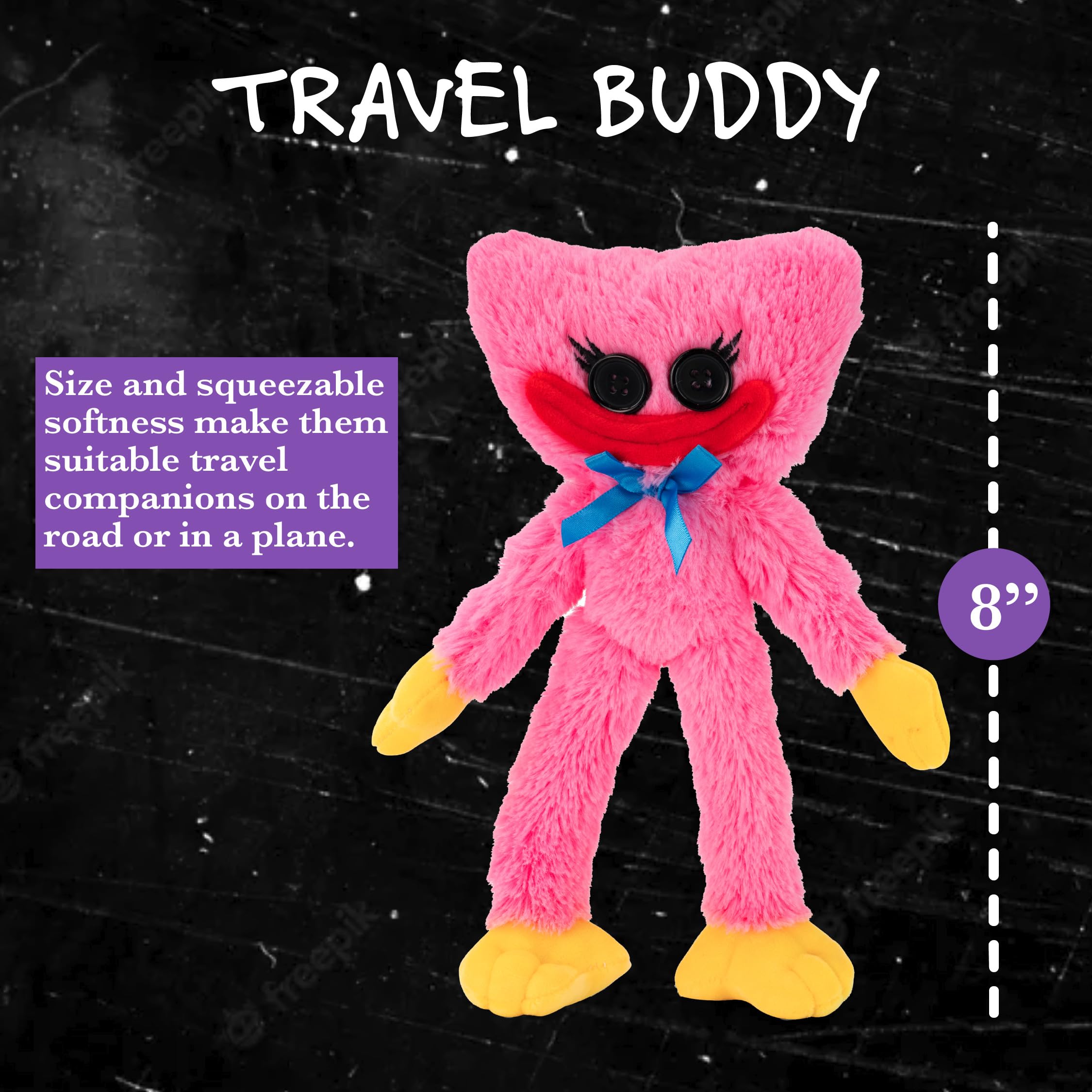 Collect them all—Poppy Playtime characters plush set offers variety.