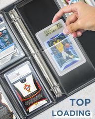 CollectHall graded card slabs fit One-Touch holders securely inside sleeves.