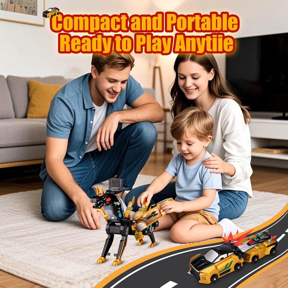 Collision Transforming Dinosaur Car Toy makes a great gift for birthdays and holidays.