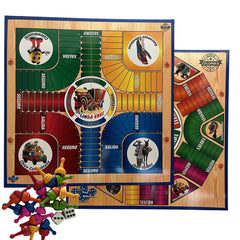 Colombian Parques Magnetic folding board ready for portable family game night.
