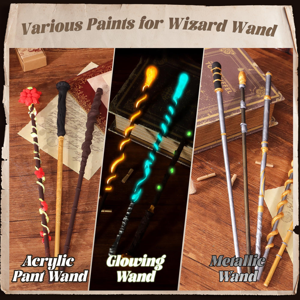 ColoPlay brush set for wand crafting ensures precise paint application