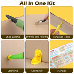 ColoPlay easy-clean durable design simplifies maintenance after crafts.
