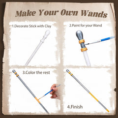 ColoPlay party activity wand making ideal for birthdays and events