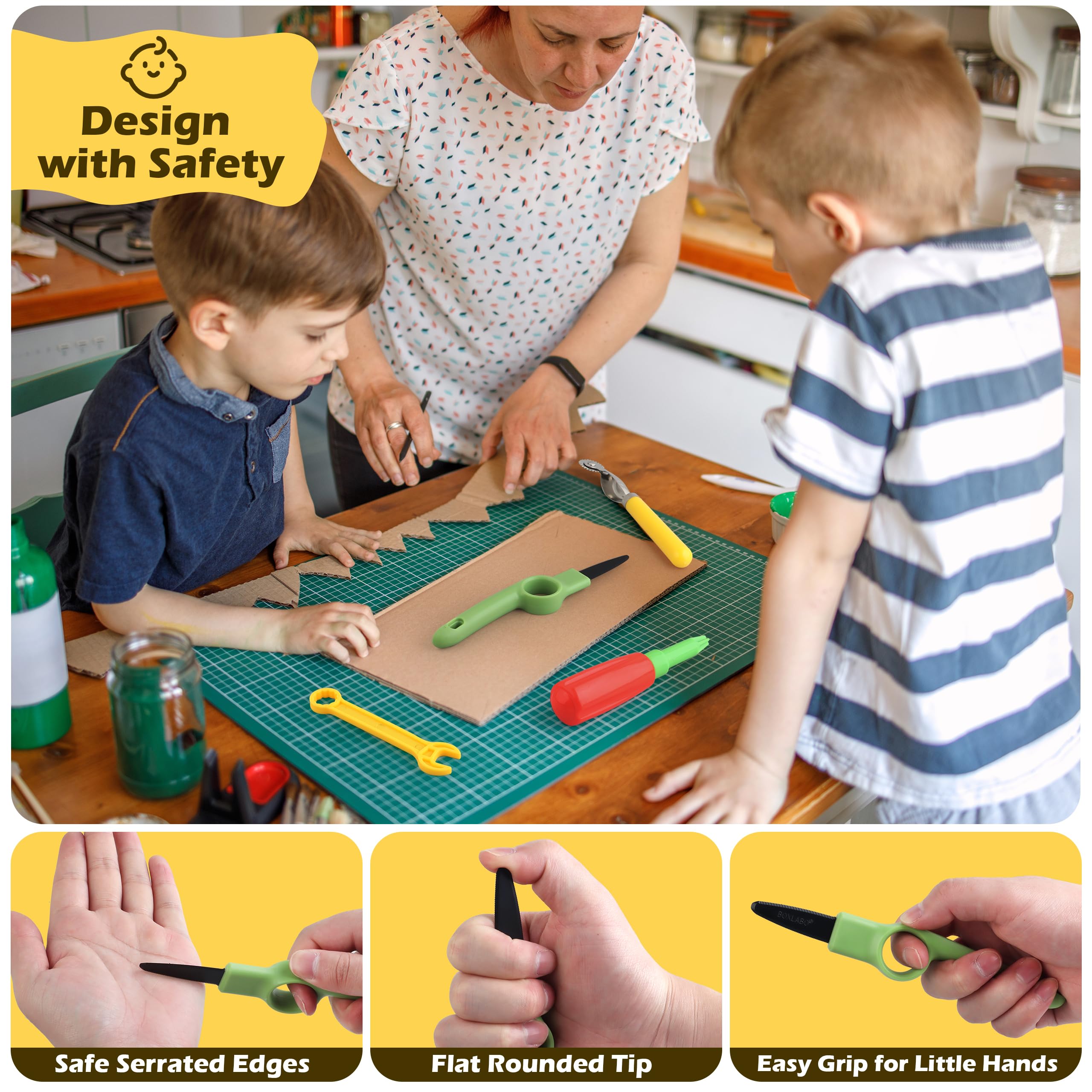 ColoPlay safety-friendly design keeps little hands secure during projects.