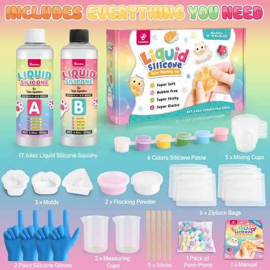 ColoPlay Taba Squishy Kit illustrated guide assists beginners with step-by-step visuals.