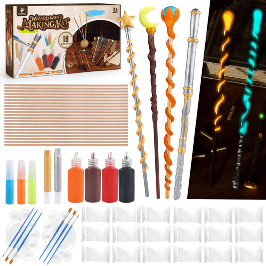 ColoPlay wizard wand making kit contents for engaging DIY craft sessions