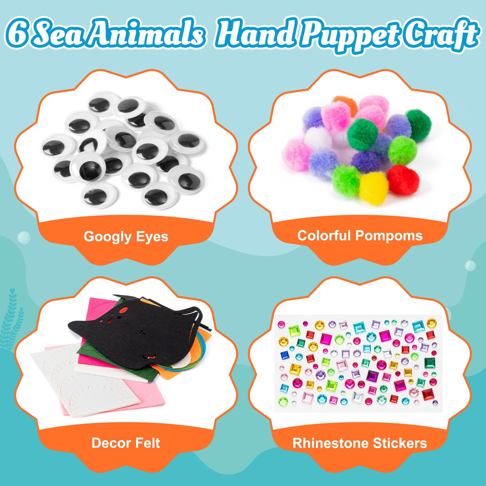 WATINC colorful hand puppets ready for imaginative play and character building