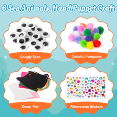 WATINC colorful hand puppets ready for imaginative play and character building