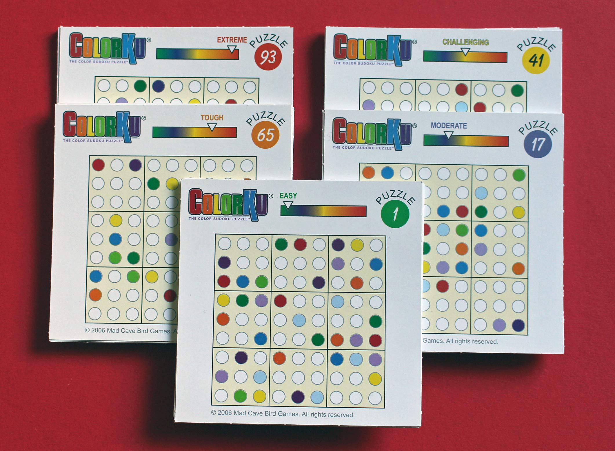 ColorKu color palette board highlights vivid colors for engaging play.