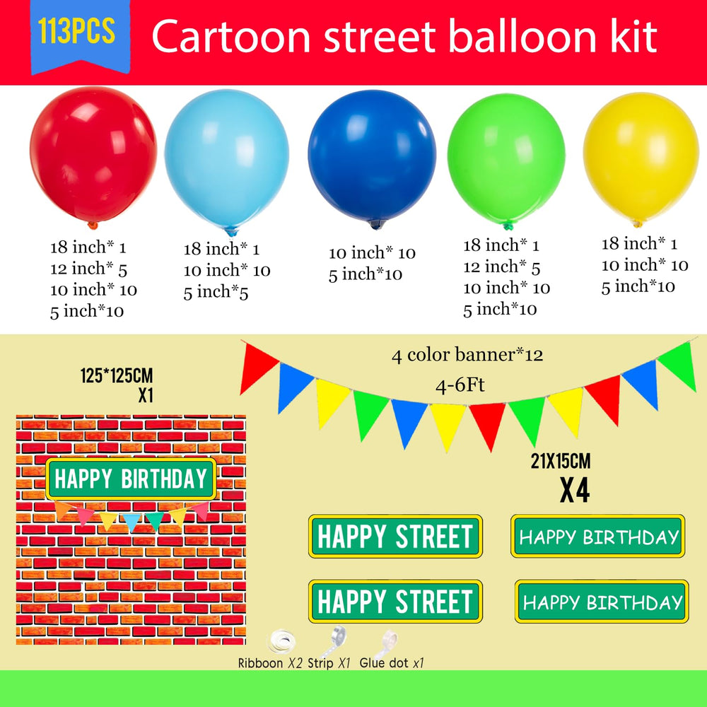 ColorToyz Sesame Friends decorations reflect five years of experience in joyful events.