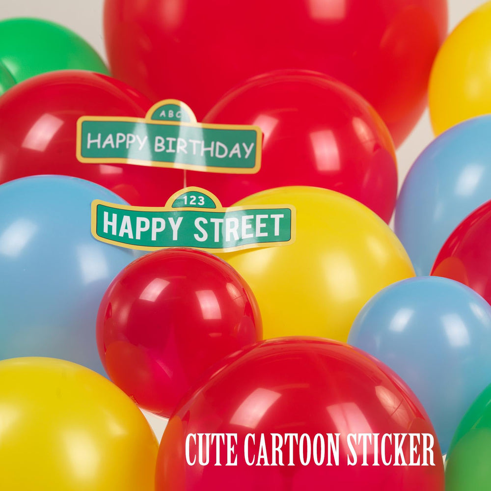ColorToyz Sesame Friends party scene kit helps create lively celebration spaces.