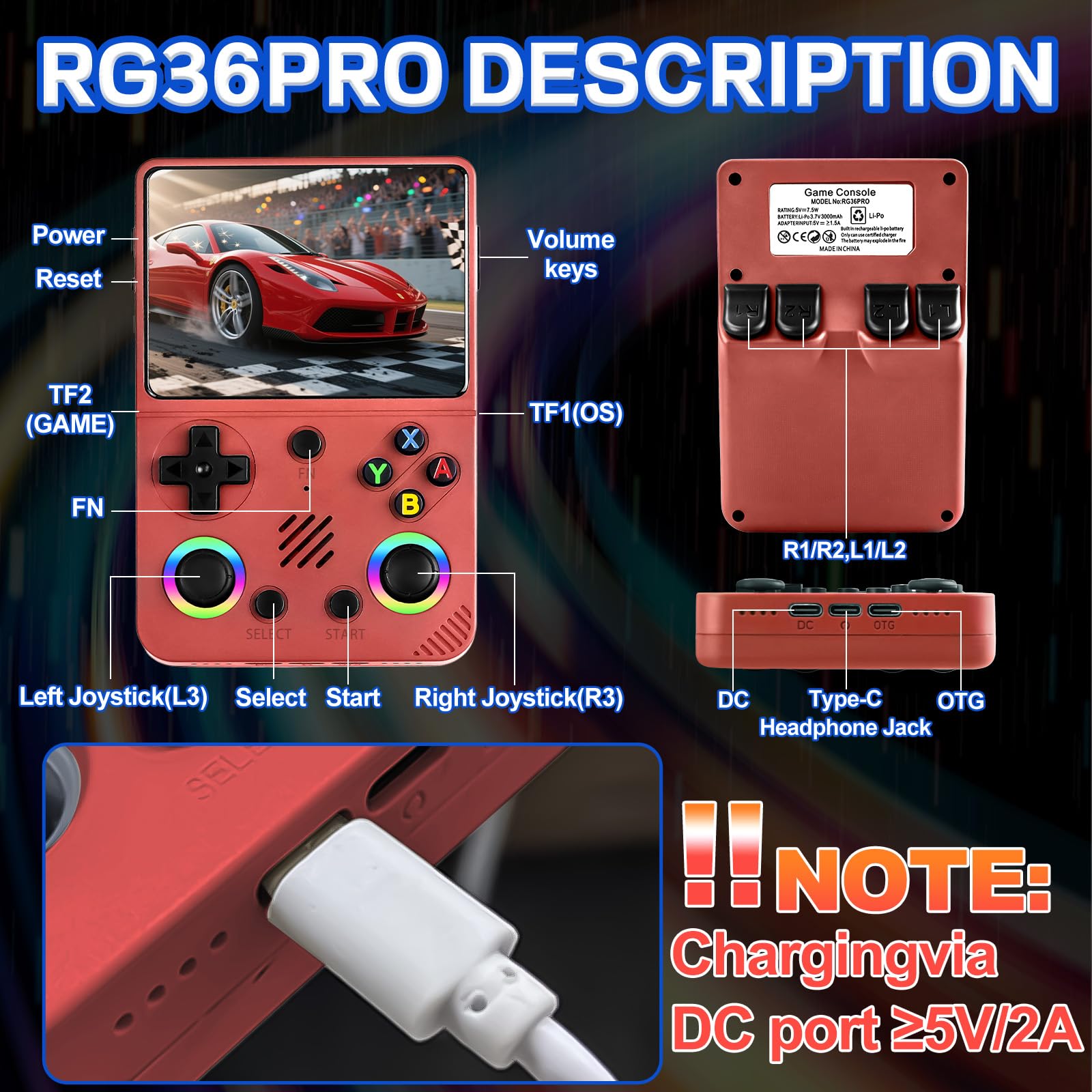Colourbing RG36PRO ergonomic design supports comfortable long sessions