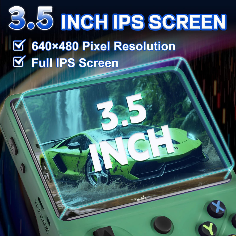 Colourbing RG36PRO 3.5 inch IPS display delivers crisp retro visuals.