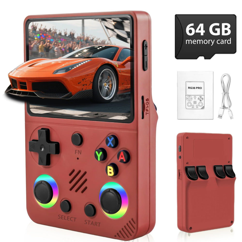 Colourbing RG36PRO retro console with 3-5 inch IPS screen for crisp visuals