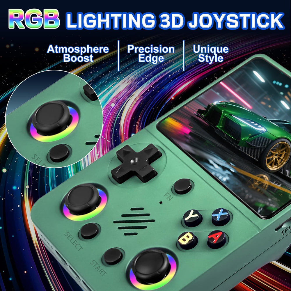 Colourbing RG36PRO RGB light joystick adds flair to handheld play.