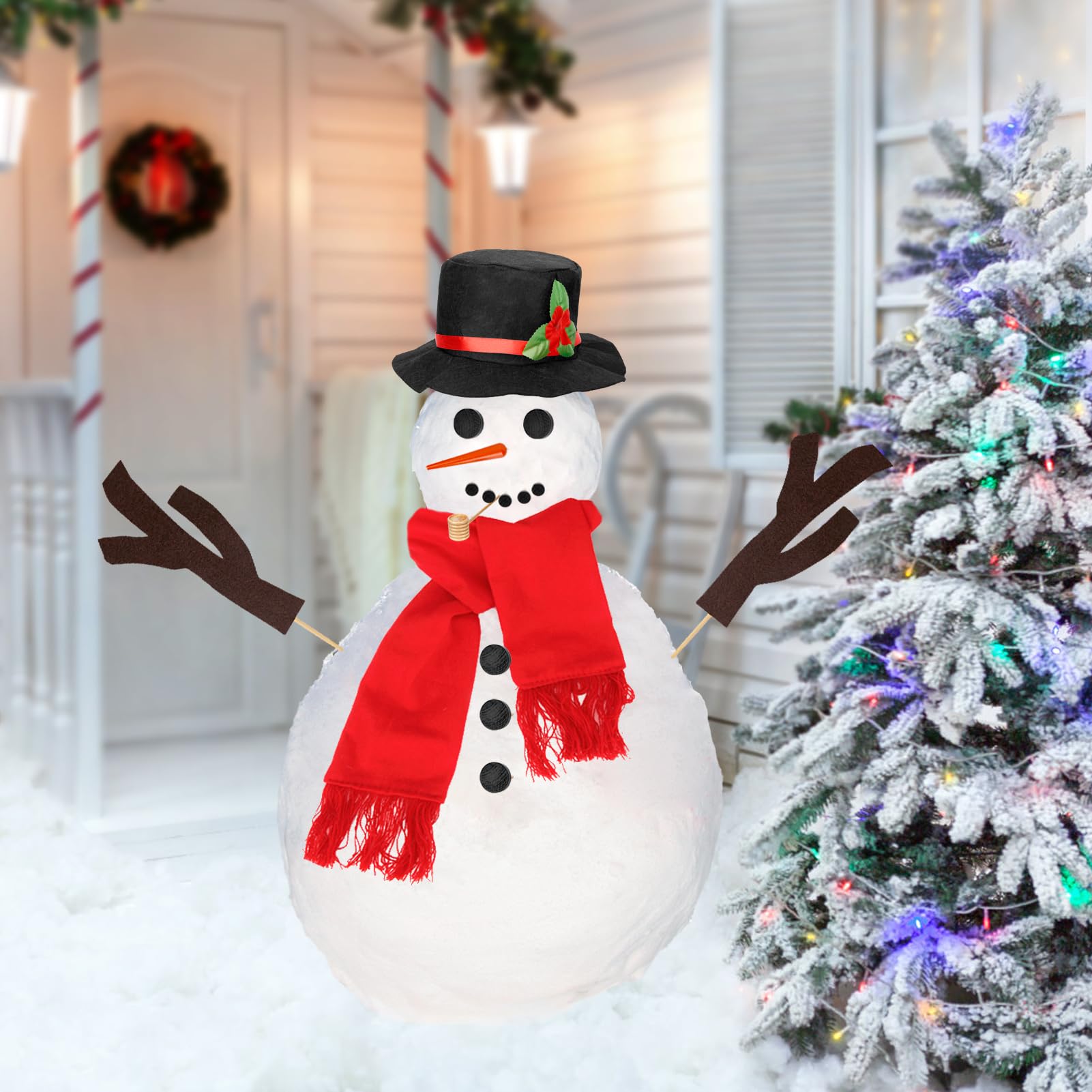 Colovis snowman eyes and mouth parts for facial detail