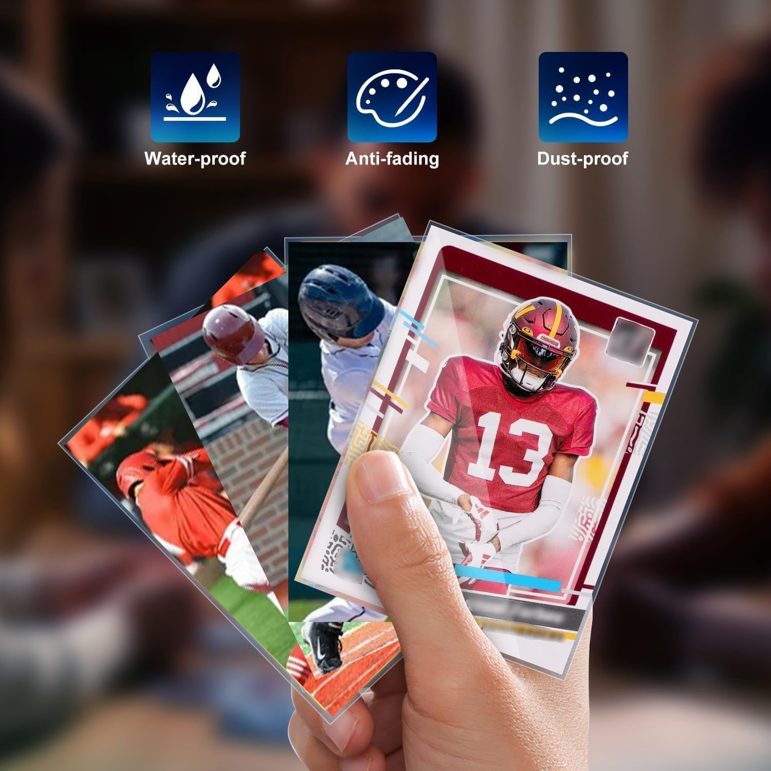COLQU acid-free non-PVC material helps preserve card condition.