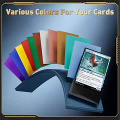 COLQU sleeves measure 66 x 91mm for standard MTG and trading cards