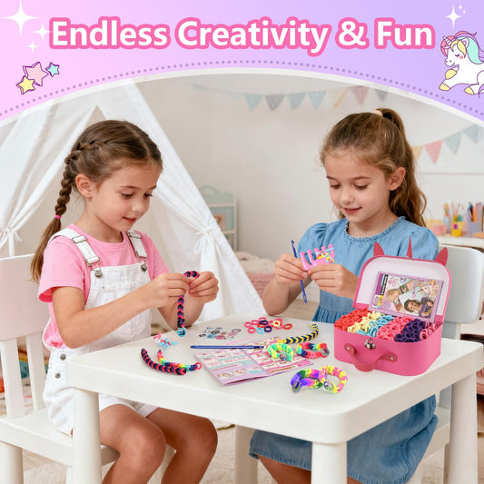 Combaybe 1200-color rubber bands supply vibrant options for creative bracelets.