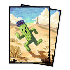 Comdek00 MTG cactus black lotus sleeves, front view for clear card visibility and protection