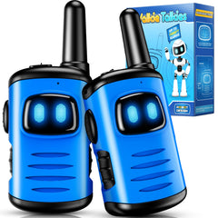 Comedyfun mini robot walkie talkies compact design ideal for small hands and on-the-go play.