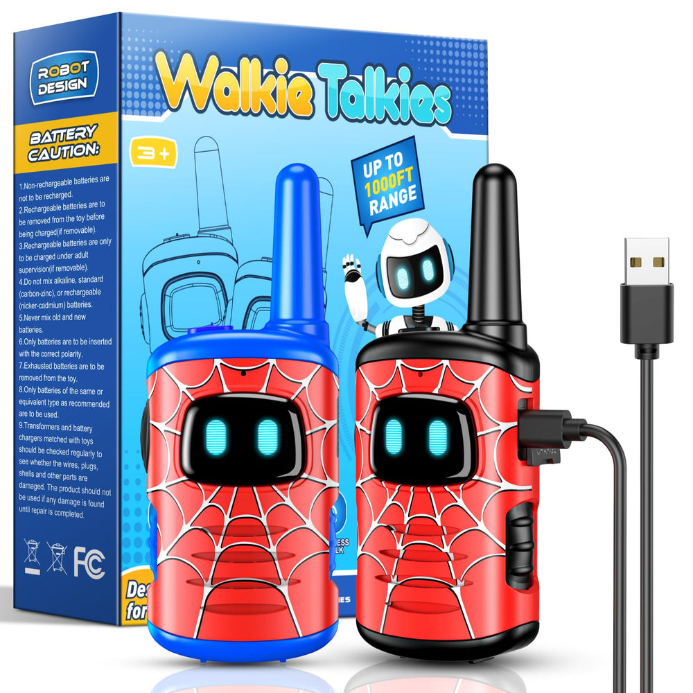 Comedyfun walkie talkie with ergonomic grip for small hands during playtime.