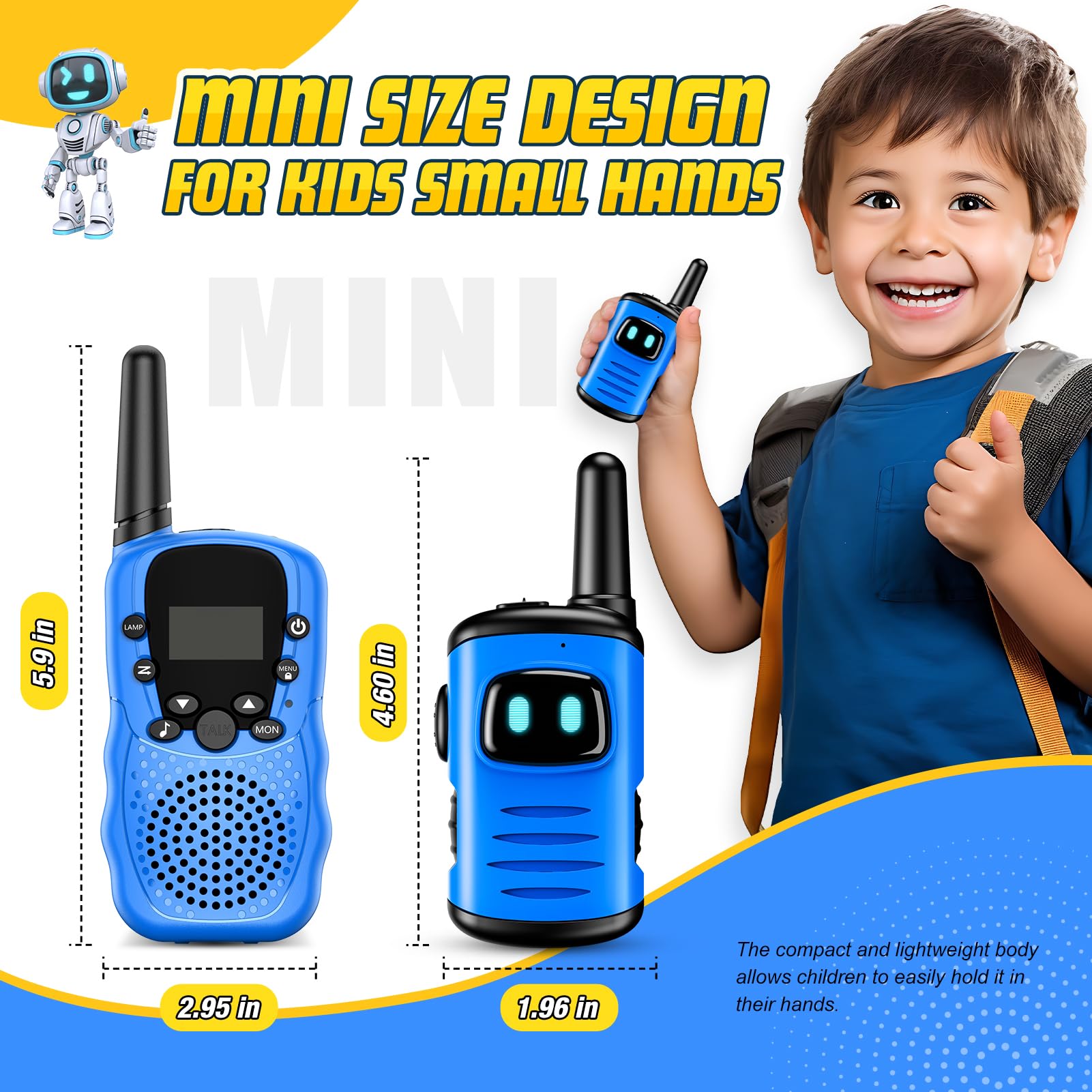 Comedyfun walkie talkies deliver crystal-clear communication for kids playing together.