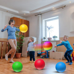 Comethu mesh bag with balls ready for outdoor games and quick cleanup.
