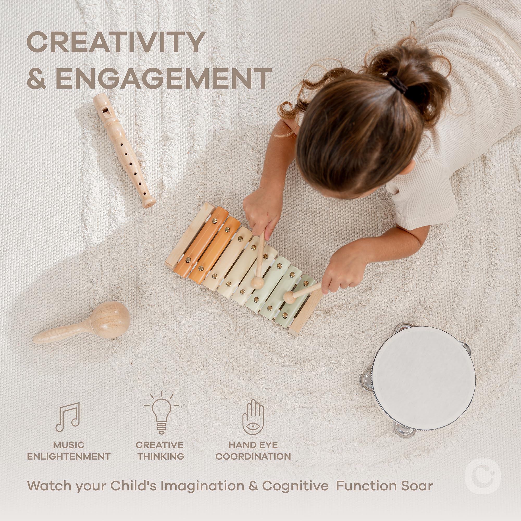 Comfy Cubs flute kids instrument for gentle melodic play.
