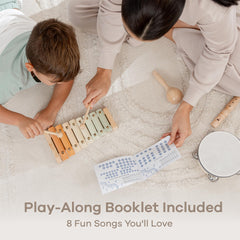 Comfy Cubs four-piece music set shown for family play.