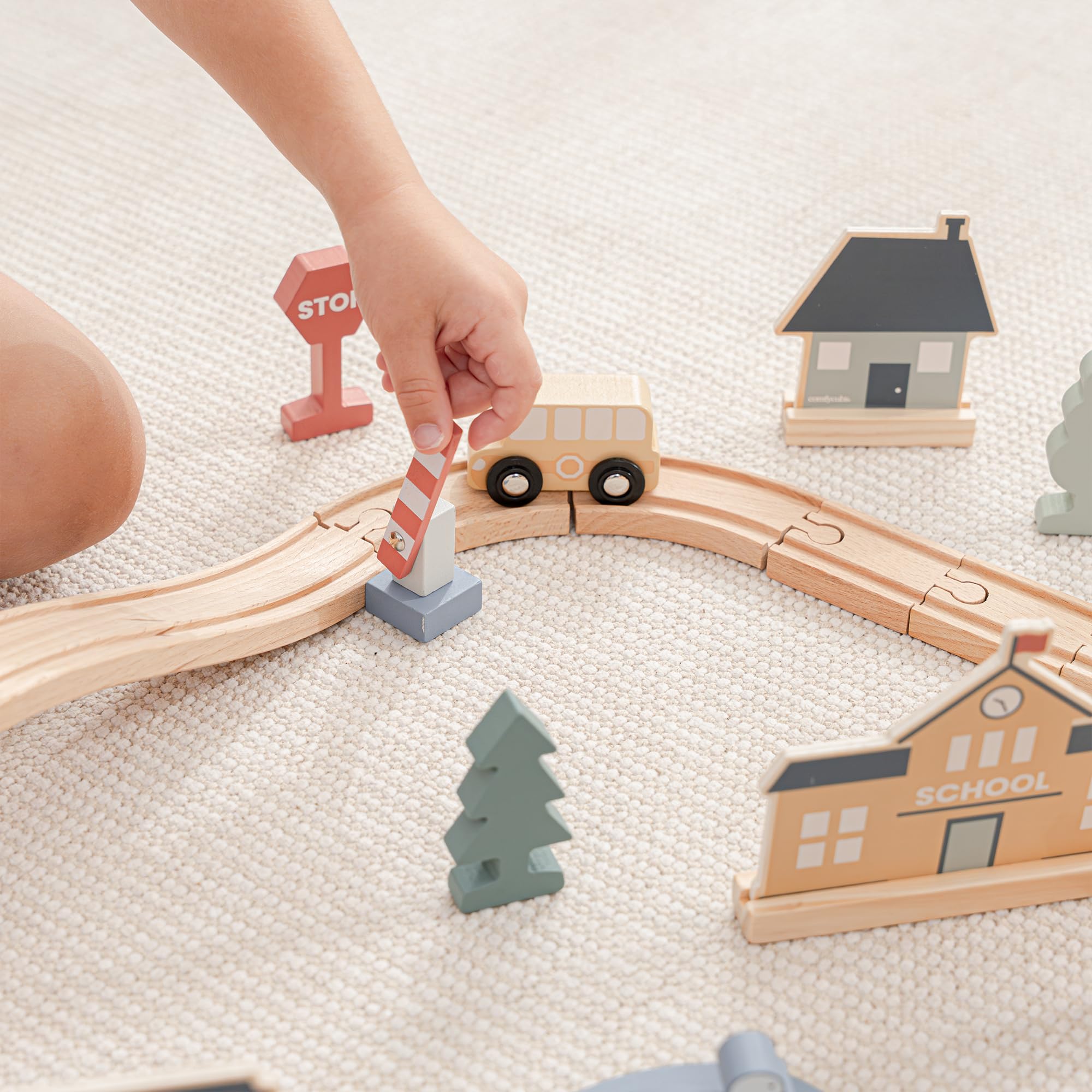 Comfy Cubs imaginative play town inspires mini adventures and journeys.