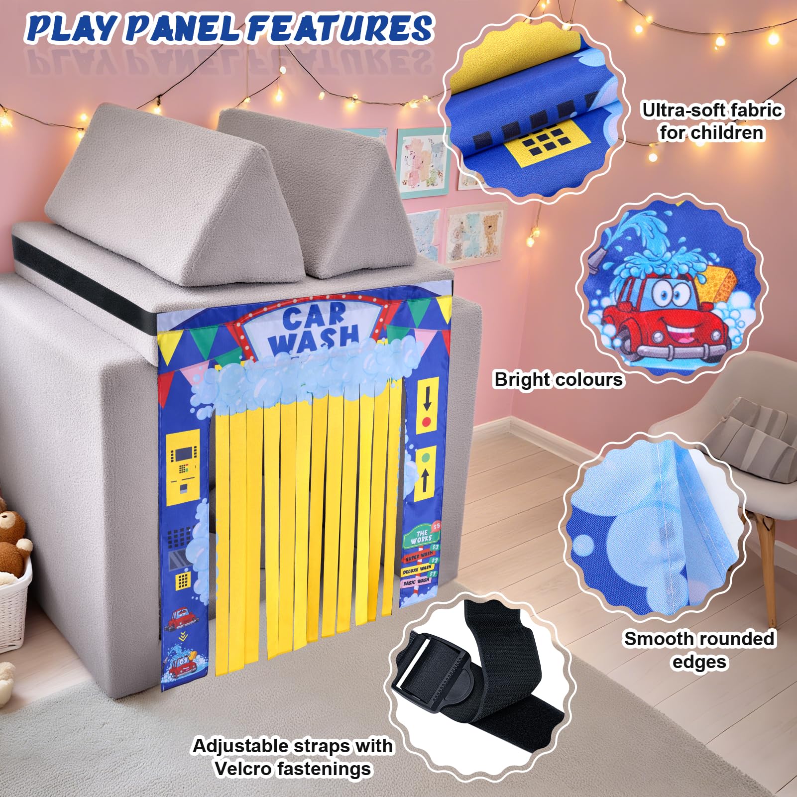 ComfyKit fire station panel fosters cooperative, action-packed play.