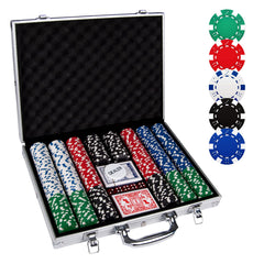 Comie poker chips 500pcs for authentic home casino-style games.