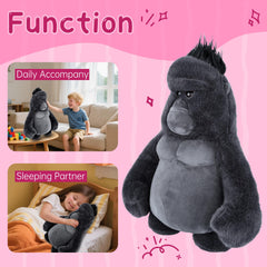 Comnonage gorilla uses non-toxic materials for safe play