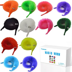 Comonc magic worms bundle for playful party tricks and colorful decorations.