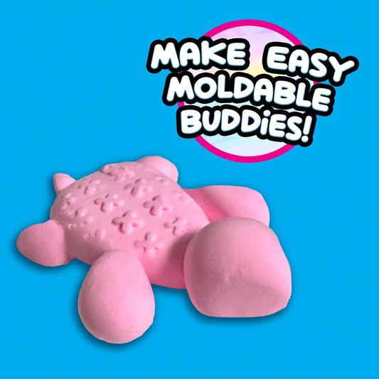 Compound Kings cloud slime close-up showing fluffy texture and pink color