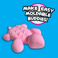 Compound Kings cloud slime close-up showing fluffy texture and pink color