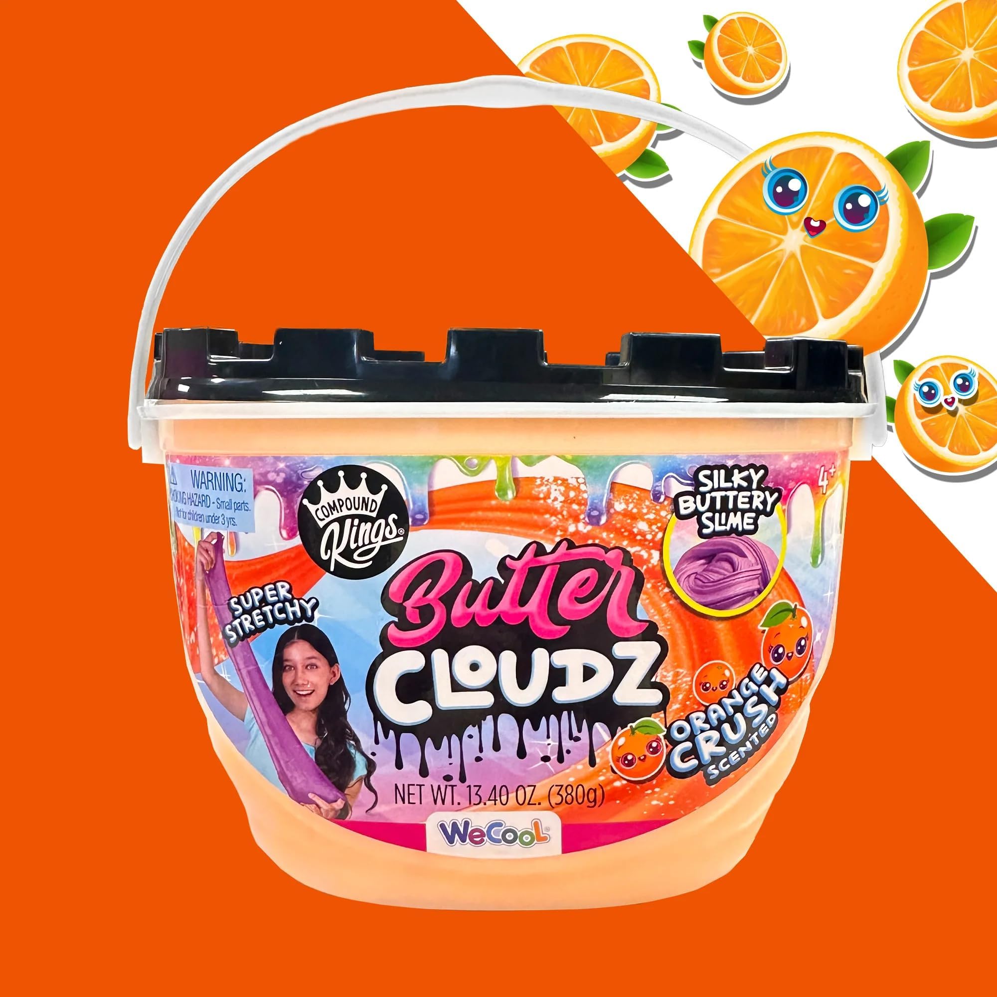 Compound Kings ready-made cloud slime closeup showing instant play.