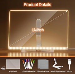 Conatu USB-powered acrylic drawing board ready for everyday use