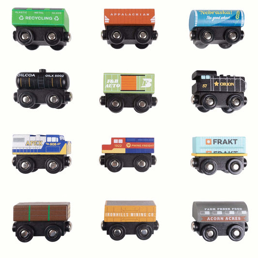 Conductor Carl Playtime Express magnetic linking trains enable easy group play